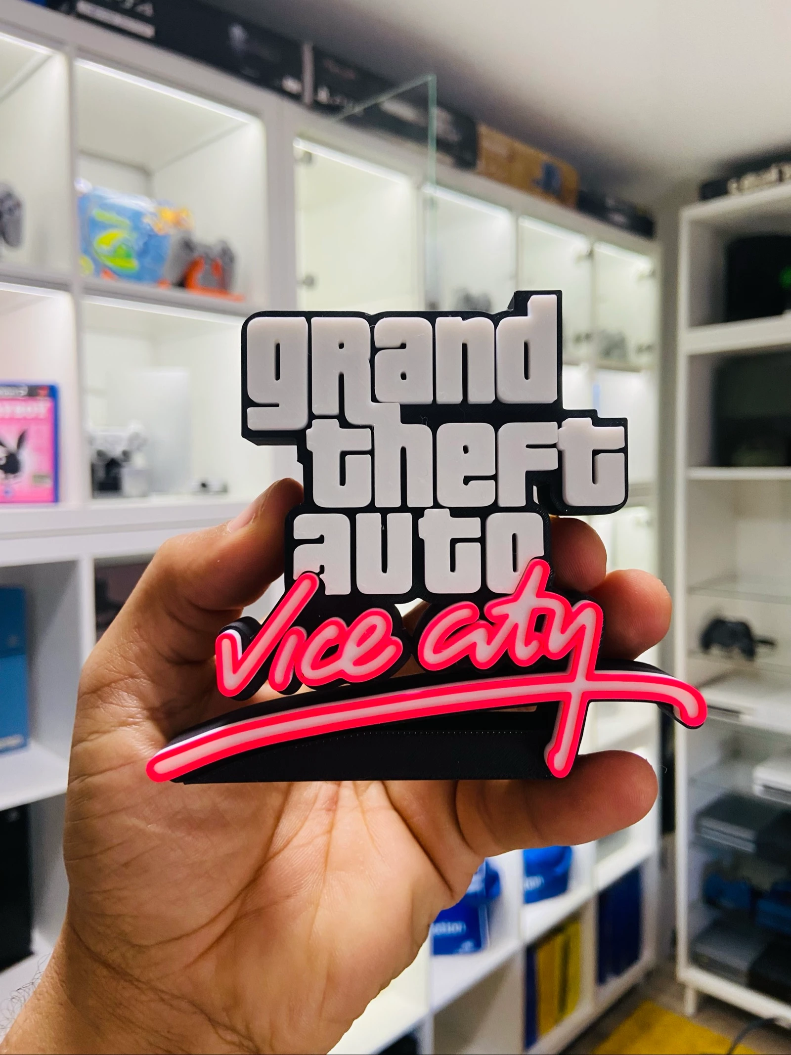 GTA Vice City - Placa Decorativa de Mesa